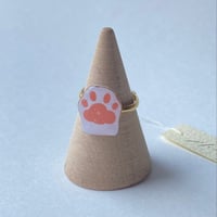 再販！肉球のピンキーリング［小指用フリーサイズ］