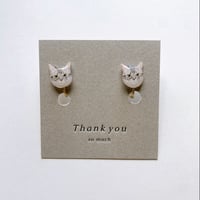 アメショ猫さんのイヤリングorピアス