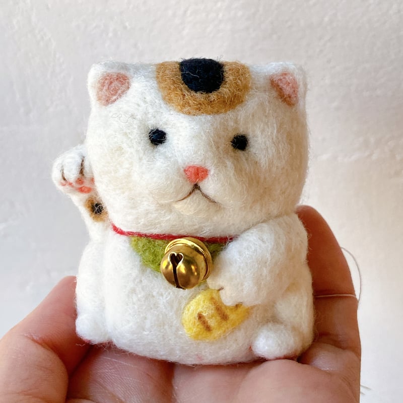 NEKOSANの【羊毛まねきねこさん】 | ねこの森雑貨店