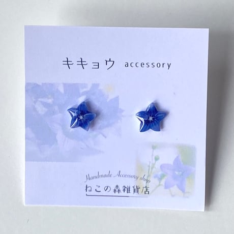 【季節限定】キキョウのイヤリングorピアス