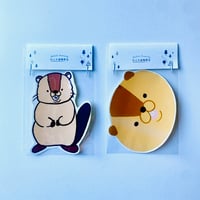 ビーバーくんのステッカー2種セット