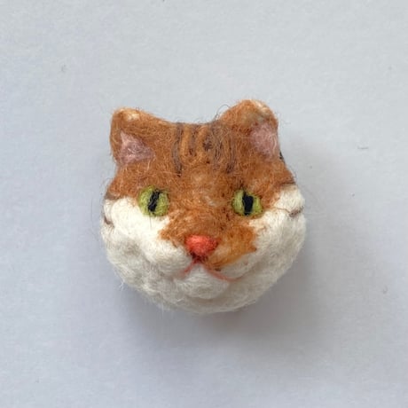 羊毛ねこマグネット【なつ】