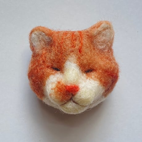 羊毛ねこマグネット【紅茶さん】