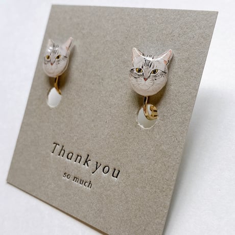 アメショ猫さんのイヤリングorピアス