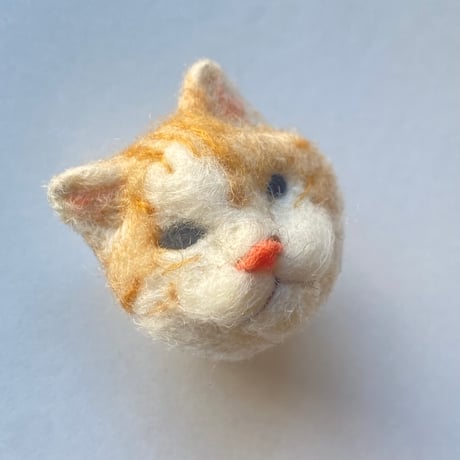 【品番:モG】羊毛の猫ちゃんブローチ