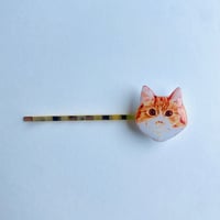 長毛茶猫さんのヘアピン