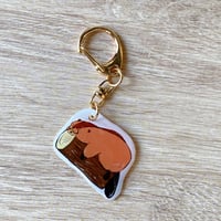 ビーバーくんのキーホルダー(まーるたっ！)