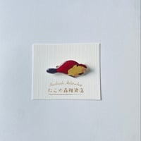 ビーバーのブローチ