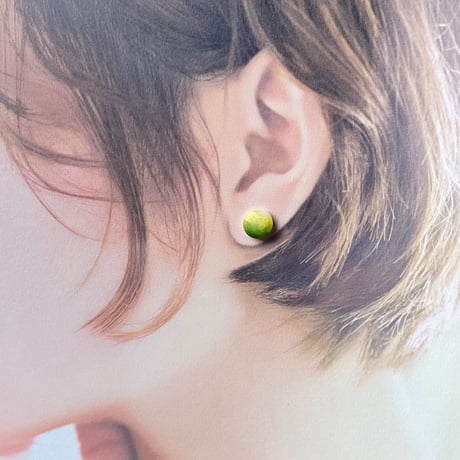 【季節限定】梅の花と実のイヤリングorピアス