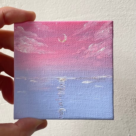 原画【soraumi】princess 7.5㎝ canvas イーゼル付