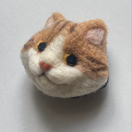 羊毛ねこマグネット【長毛キョロちゃん】