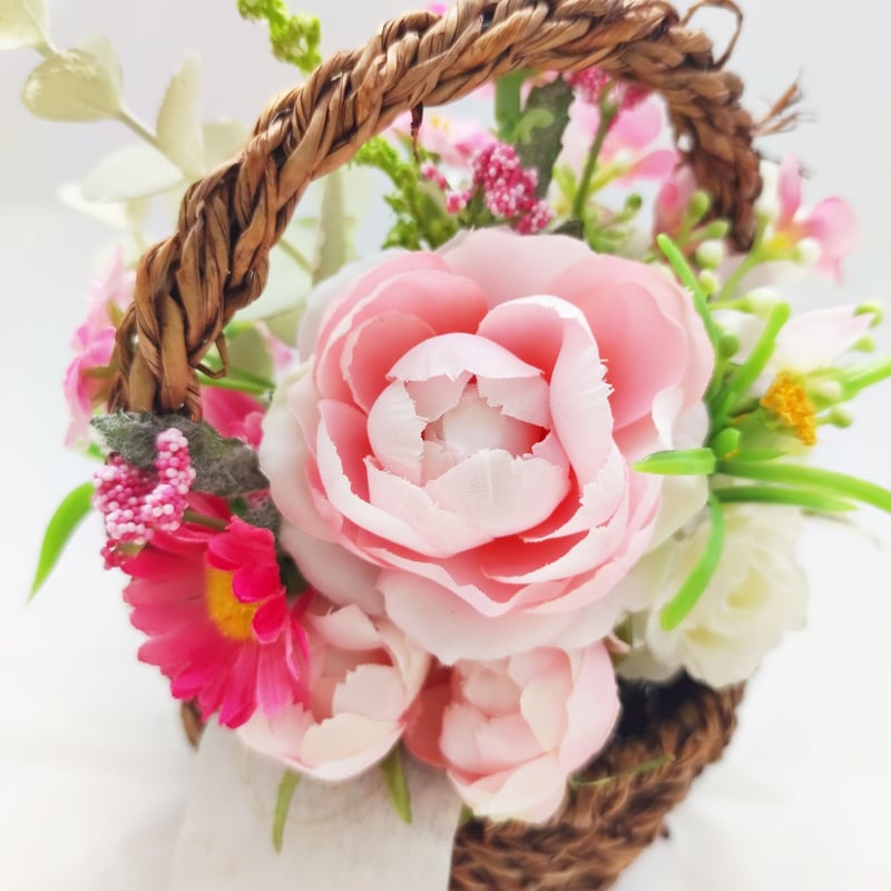 バスケットアレンジ【ミニガーデン】 | MAPLE FLOWER＆COFFEE