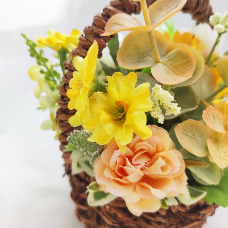 バスケットアレンジ【ミニガーデン】 | MAPLE FLOWER＆COFFEE