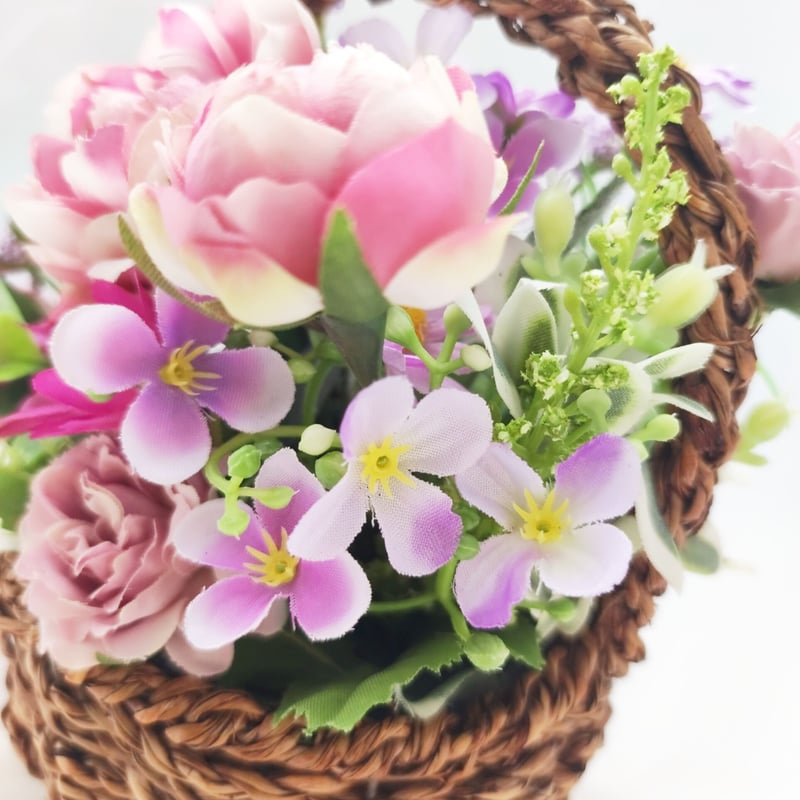 バスケットアレンジ【ミニガーデン】 | MAPLE FLOWER＆COFFEE