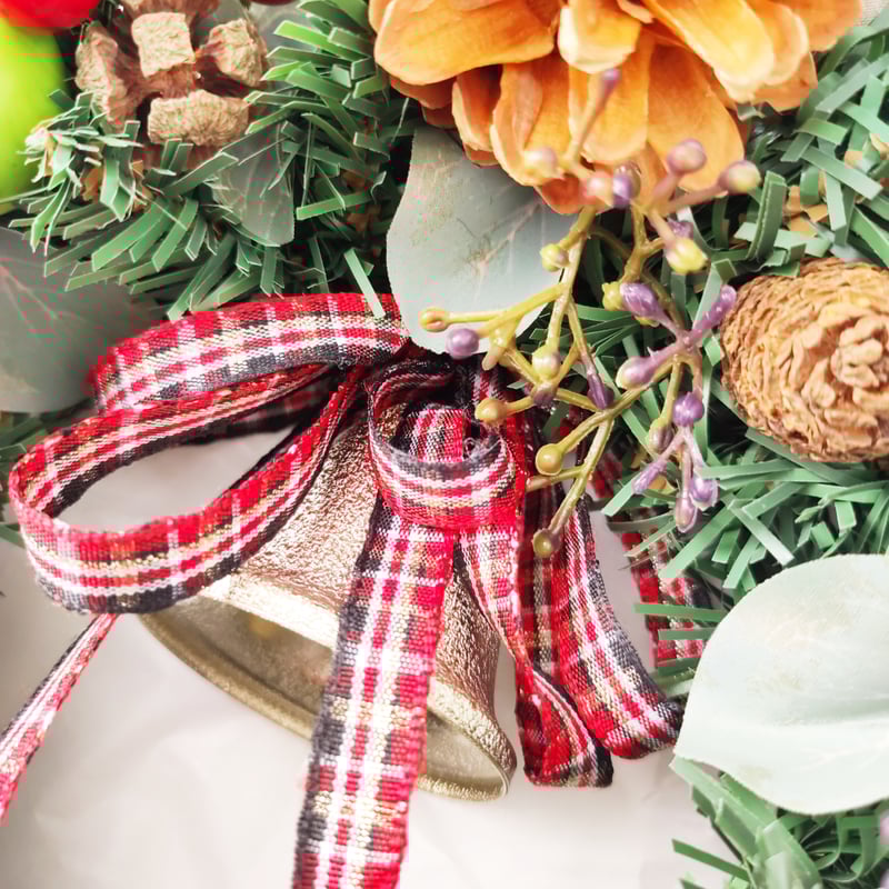 ナチュラルなクリスマスリース | MAPLE FLOWER＆COFFEE