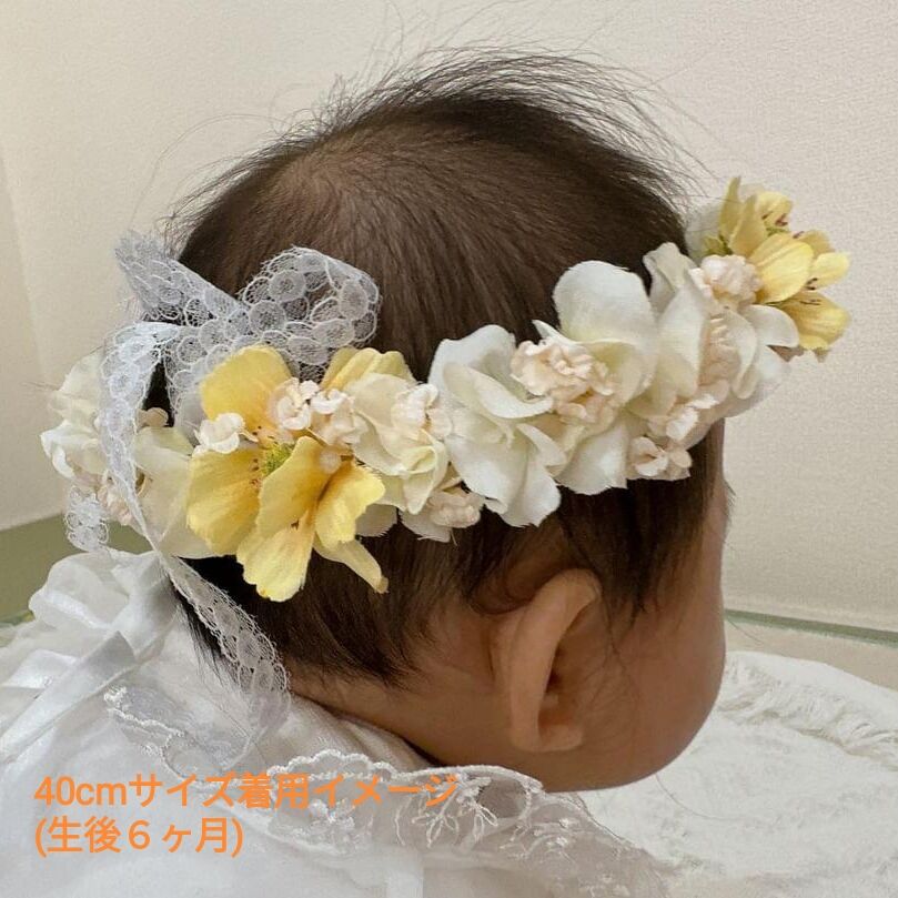 子供用花かんむり【小さなローズと紫陽花】 | MAPLE FLOWER＆COFFEE