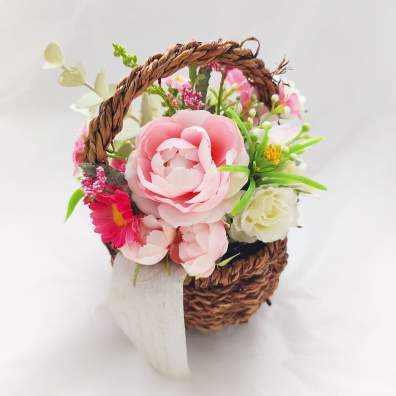 バスケットアレンジ【ミニガーデン】 | MAPLE FLOWER＆COFFEE