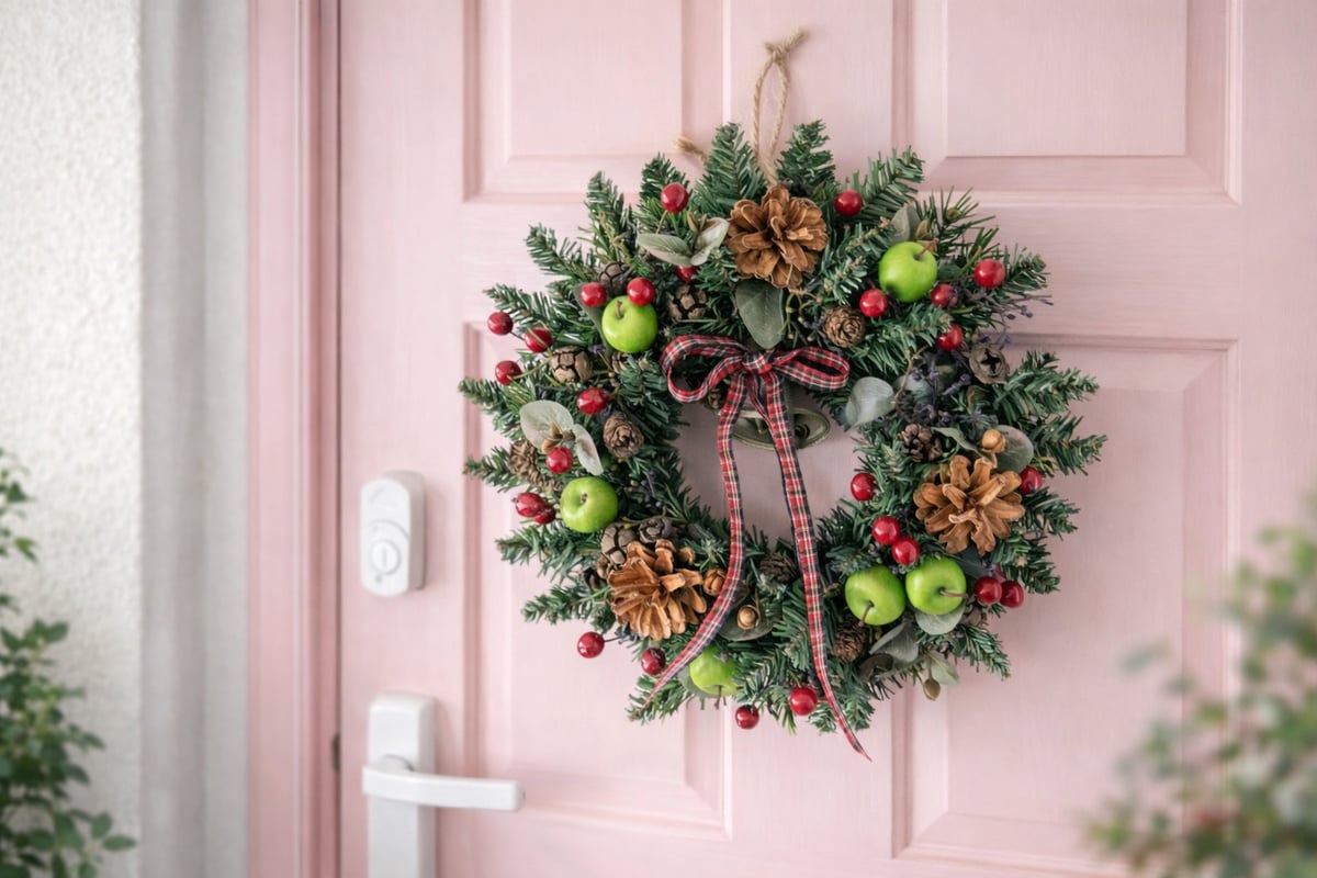 ナチュラルなクリスマスリース | MAPLE FLOWER＆COFFEE