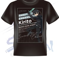 非売品 SAO × サムライエナジー Tシャツ＋クリアファイル＋アクリルスタンド 受注予約】SAMURAI ENERGY×ソード・アートオンライン コラボT