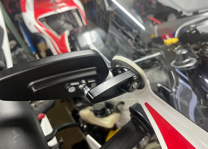 MIXS】3D ミラーホールカバー TYPE2 ミニミラータイプ NSR250 RVF400