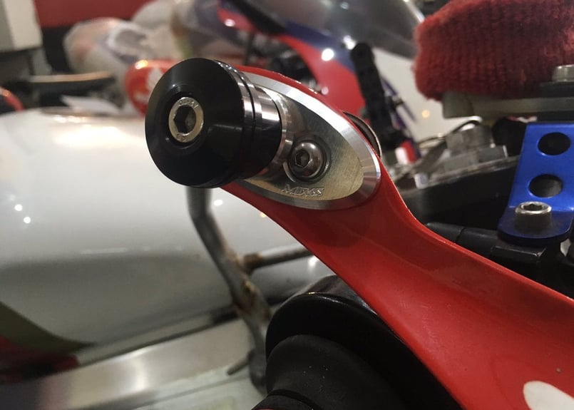 MIXS】NSR250 CNCミラーホールカバー TYPE2 ミニミラータイプ