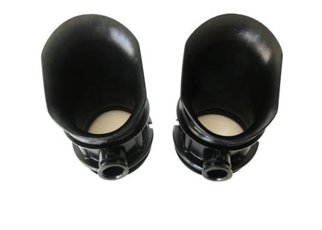 KIWAMI エアクリーナーコネクティングチューブ (2個セット) FOR ホンダ NSR250R MC28(17253-KV3-950 に該当)　日本製