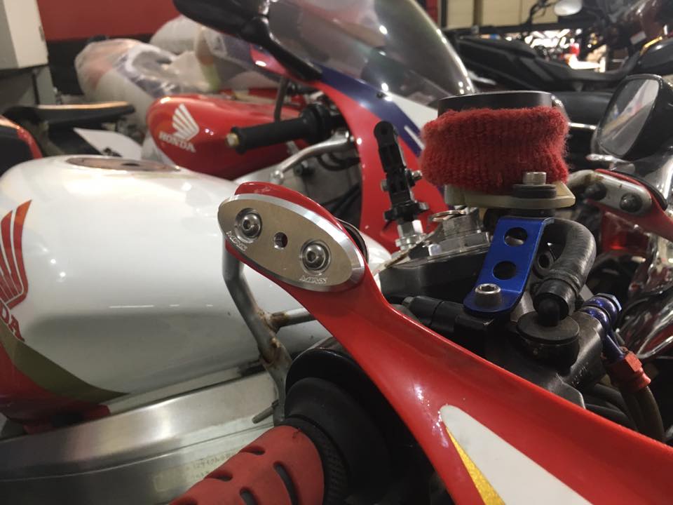 MIXS】NSR250 CNCミラーホールカバー TYPE2 ミニミラータイプ