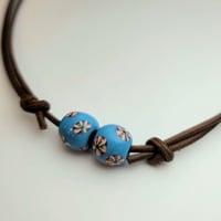トンボ玉花小玉（2個セット）