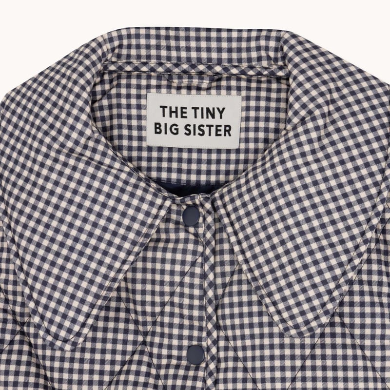 TINY BIG SISTER check vest | INHWA STUDIO