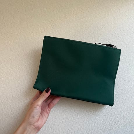 PRADA green pouch