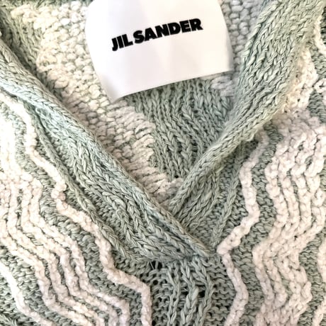 ●USED●JILSANDER zigzag knit