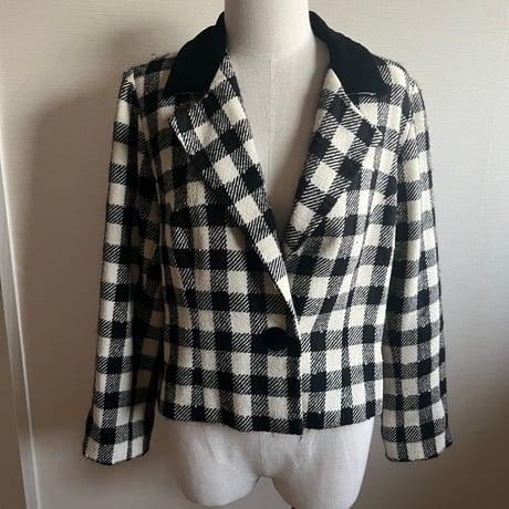 ●USED●vintage check jacket