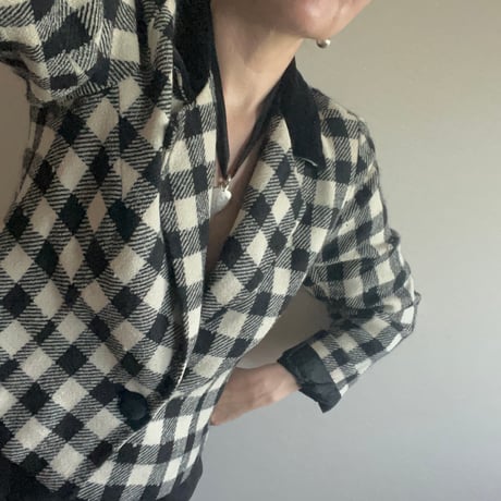 ●USED●vintage check jacket