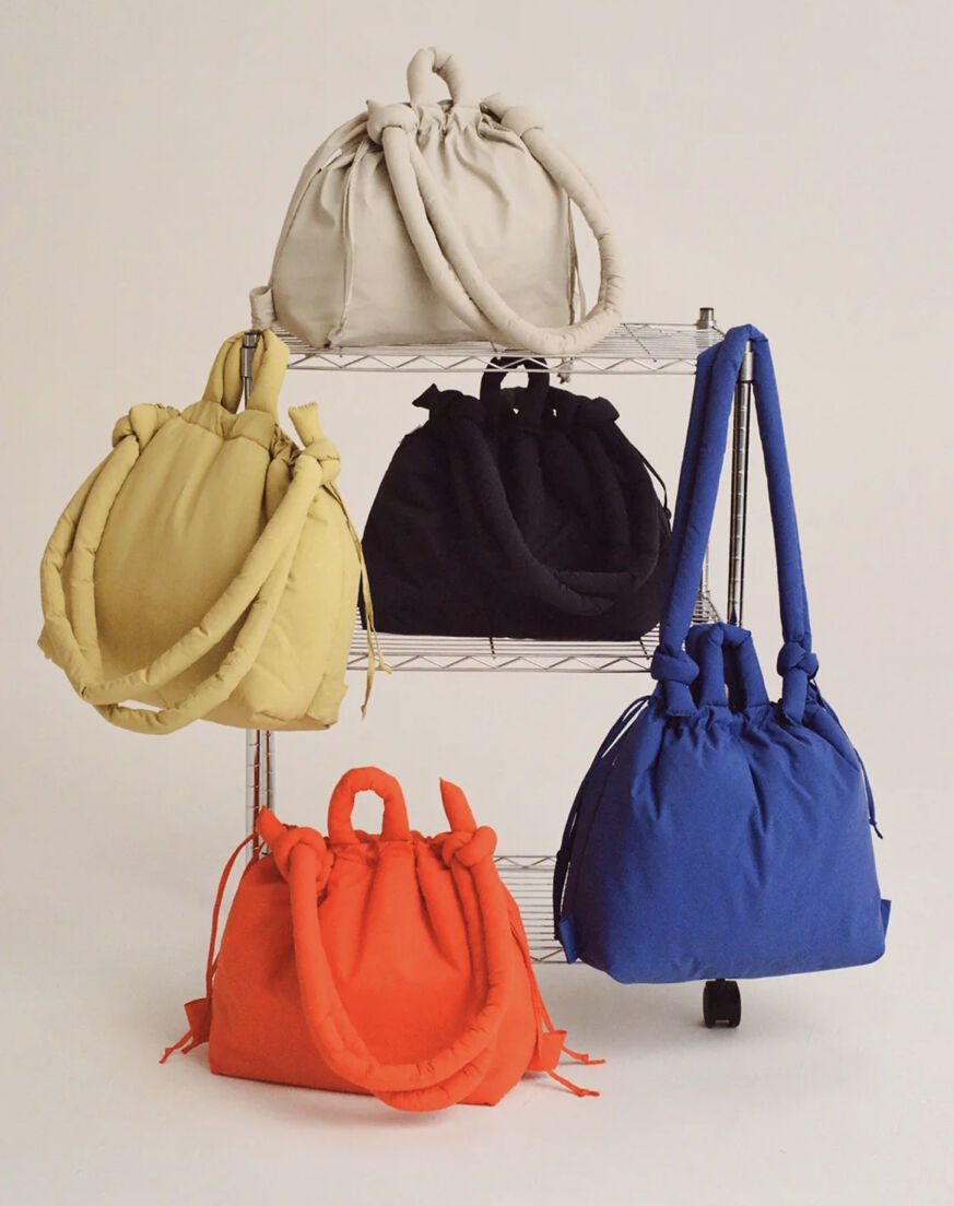 OLEND ona soft bag lime | INHWA STUDIO