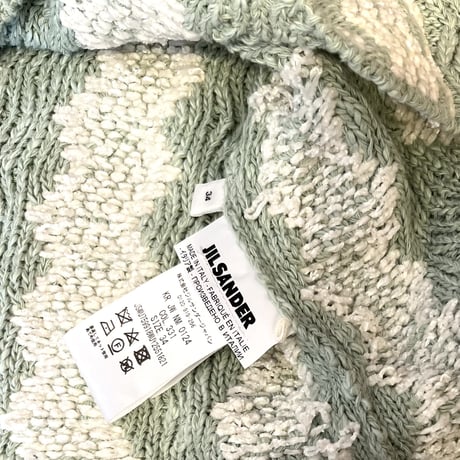●USED●JILSANDER zigzag knit