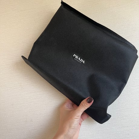 PRADA green pouch