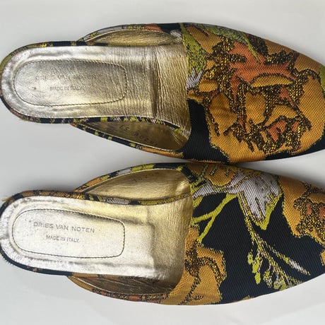 ⚫️USED⚫️DRIES VAN NOTEN Jacquard mules