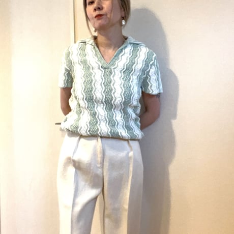 ●USED●JILSANDER zigzag knit