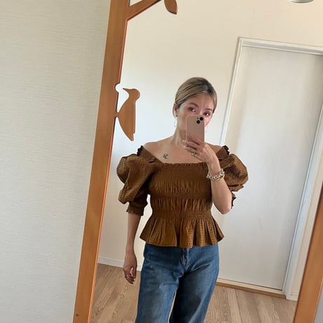 ⚫️USED⚫️SEA NEW YORK brown top