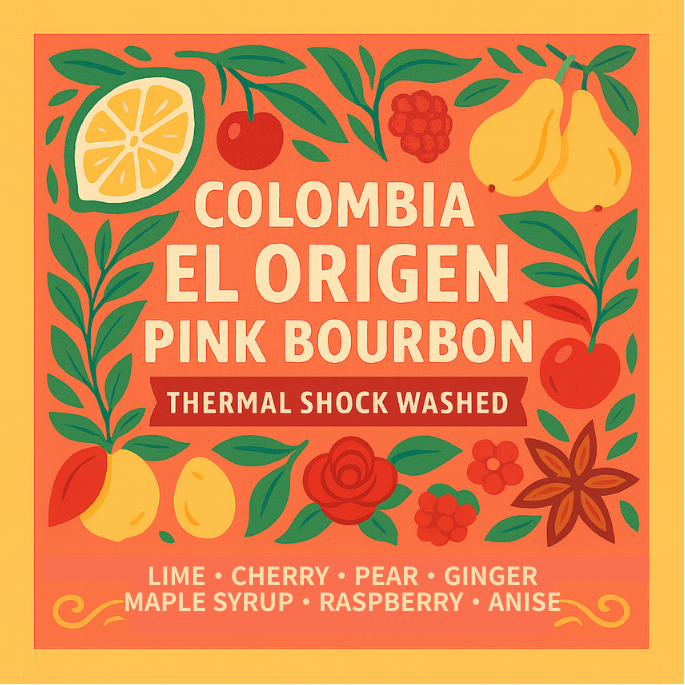 魅惑の甘み】コロンビア エルオリヘン農園 ピンクブルボン種 サーマル