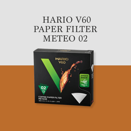 HARIO V60 PAPER FILTER METEO 02 (1-4杯用)