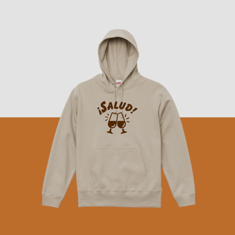 【サンドベージュ】サルーパーカー (M/L/XL/XXL)