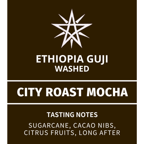 【中深煎り】シティローストモカ「ETHIOPIA GUJI GRACHU」(150g)