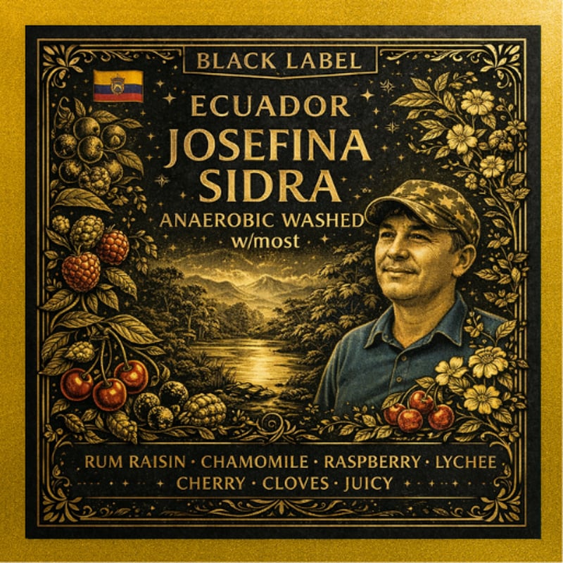 NEW】エクアドル ジョセフィーナ農園 シドラ アナエロビックウォッシュ