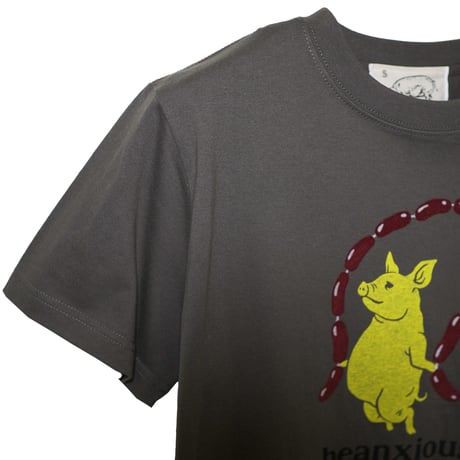 ソーセージ【ヘイジーブラック】半袖Tシャツ