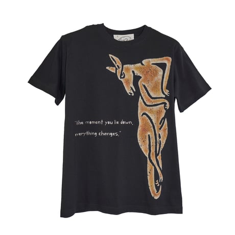 カンガルー【ディープブラック】半袖Tシャツ