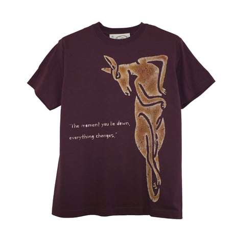カンガルー【バーガンディ】半袖Tシャツ