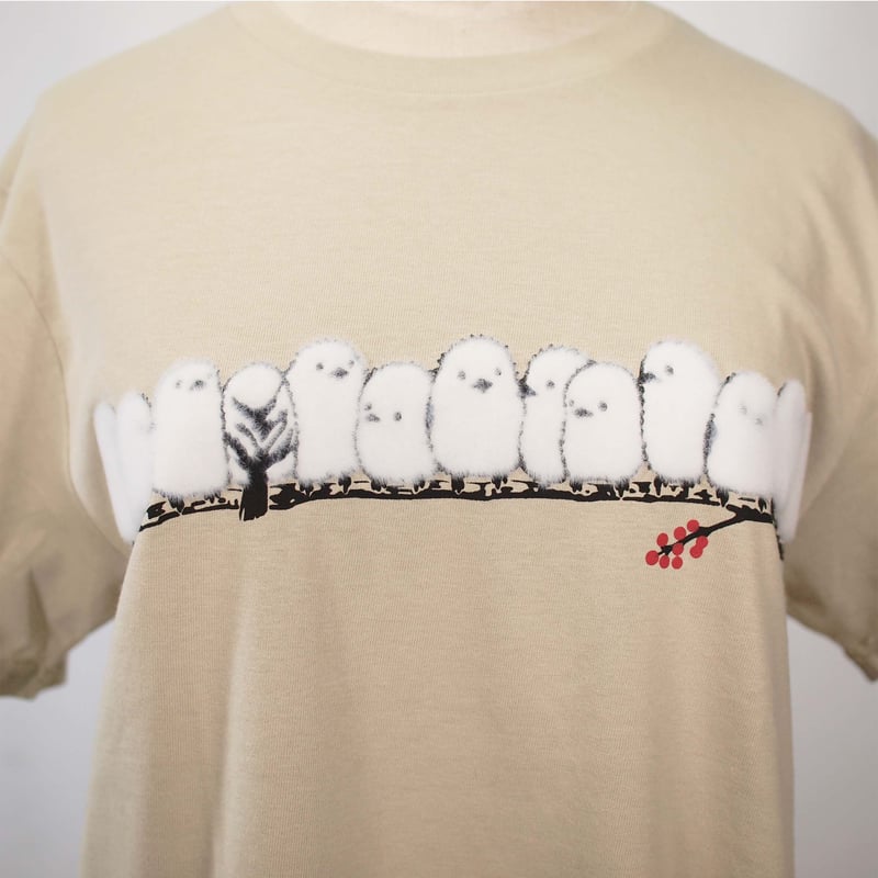シマエナガ様 2点おまとめ USPP 犬 イラスト ポロシャツ 半袖 tシャツ レディース 半袖 綿 ゆったり カジュアル チュニック A