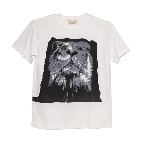 ライオン【ホワイト】半袖Tシャツ