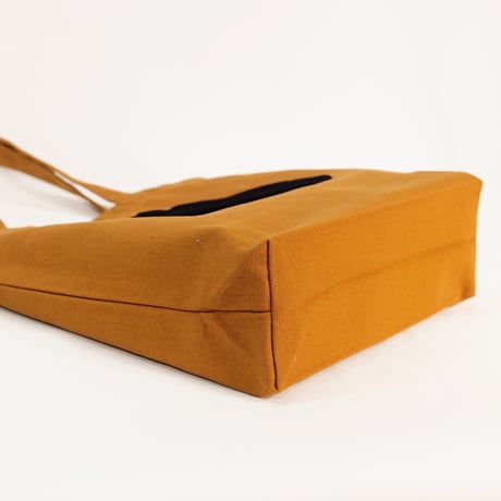 香箱猫バック(キャメル・オリーブ・ブラック）トートバック中サイズ